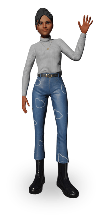 Winkender Avatar