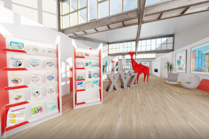 Exhibition space in the virtual showroom