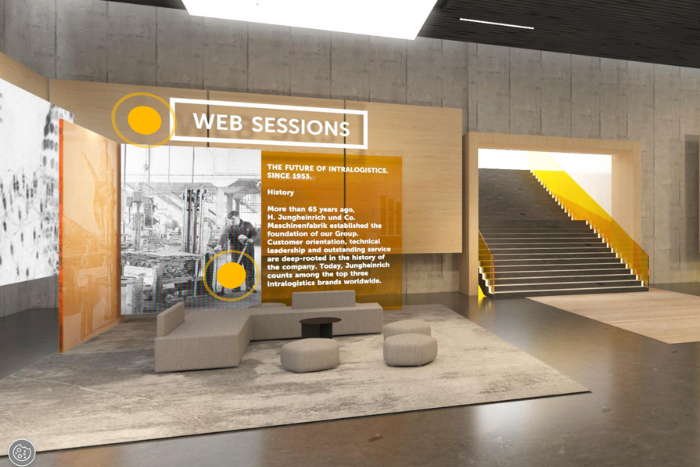 Web Session im virtuellen Showroom