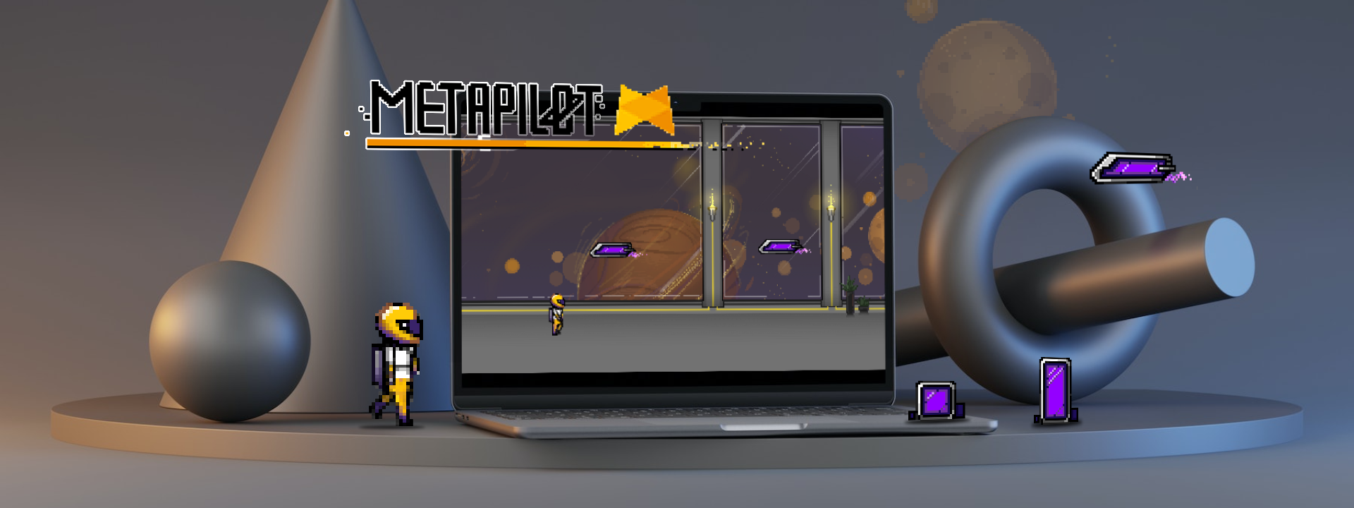Metapilot's Jump'n'Run mini-game for interaction and gamification